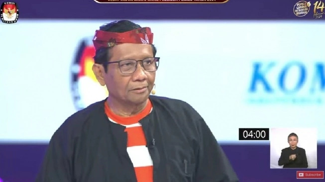 Cawapres Nomor Urut 3 Mahfud MD